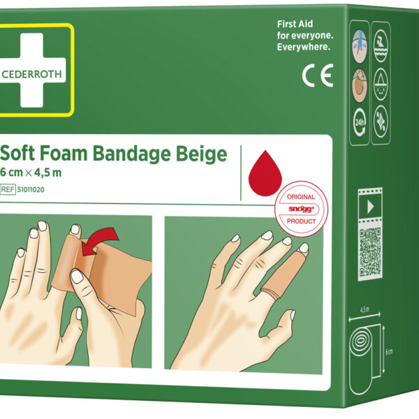 CEDERROTH pleisterverband 'Soft Foam Bandage', beige
