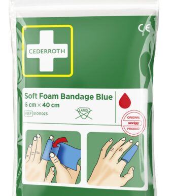 CEDERROTH pleister 'Soft Foam Bandage', blauw