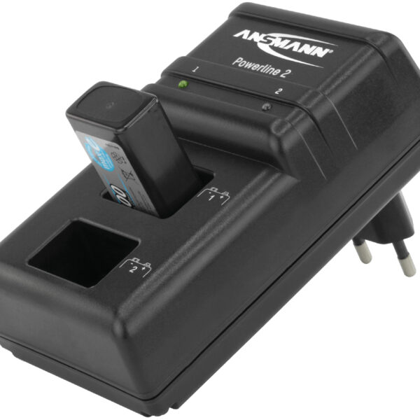ANSMANN slimme oplader Powerline 2, voor 9V E-Blok
