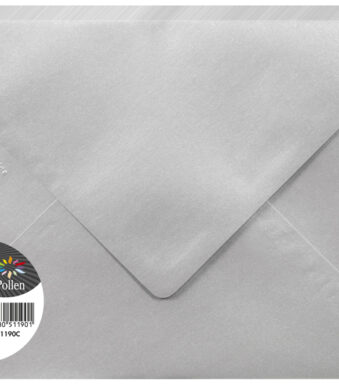 Pollen by Clairefontaine envelop 162 x 229 mm, zilver, 120 g/m²