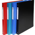 EXACOMPTA ringband, 4-rings mechaniek, DIN A4, kleuren assorti, rug 30 mm