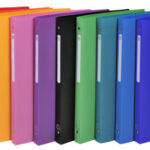 EXACOMPTA ringband, PP, 4-rings mechaniek, DIN A4, kleuren assorti, rug 20 mm