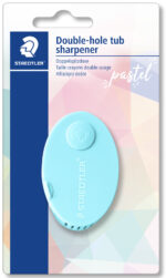 STAEDTLER dubbele puntenslijper 512 PS2 pastel, kleuren assorti