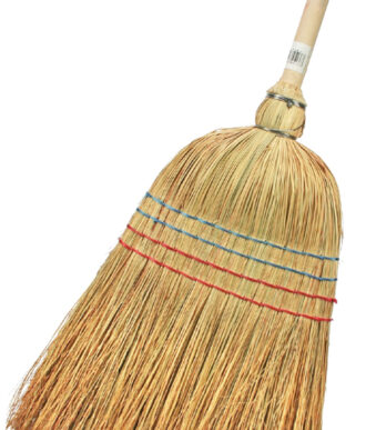 Peggy Perfect strobezem met houten steel, 4-rijig