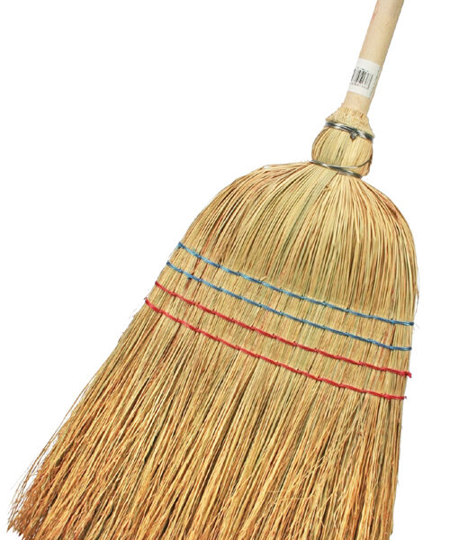 Peggy Perfect strobezem met houten steel, 4-rijig