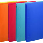 EXACOMPTA ringband Linicolor, PP, 4-rings-mechaniek, A4, kleuren assorti, rug 40 mm