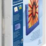 EXACOMPTA Presentatie-ringband, A4 Maxi, wit, 4O-ring 30, rug 44 mm