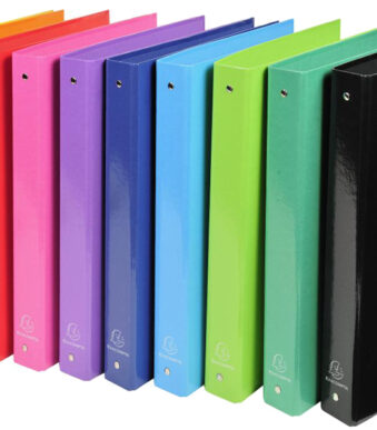 EXACOMPTA ringband Iderama, 4-rings mechaniek, A4, kleuren assorti