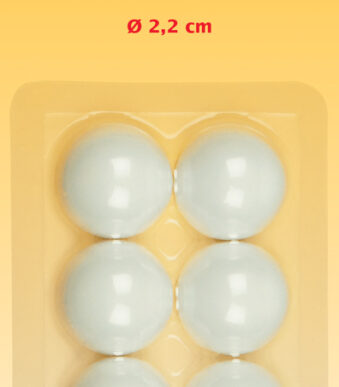 KLEIBER deur- en muurbuffer, kunststof, wit