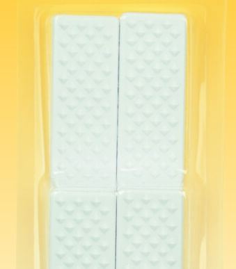 KLEIBER deurwig, kunststof, wit