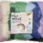 folia viltwol 'RAINBOW', 350 g, kleuren assorti