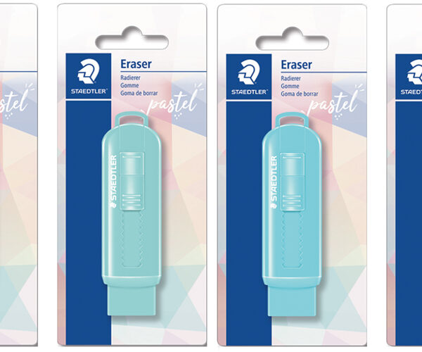STAEDTLER vlakgom 525 PS1 pastel, kleuren assorti