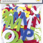 folia knutselvilt-stansdelen 'Letters', zelfklevend