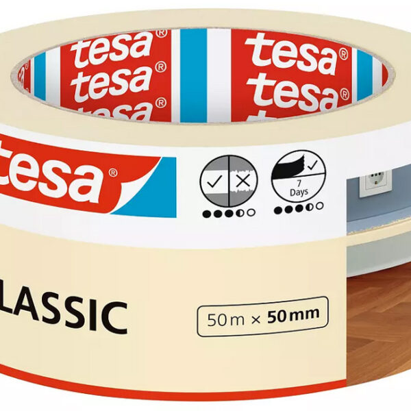 tesa Classic schilderstape, 50 mm x 50 m