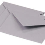 Pollen by Clairefontaine envelop Mini, 75 x 100 mm, koalagrijs, 120 g/m²