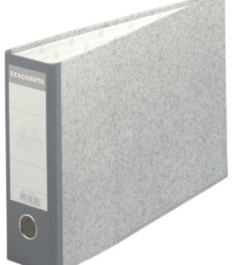 EXACOMPTA ordner gemarmerd, A4 liggend, 70 mm, grijs