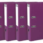 EXACOMPTA PP-ordner premium, A4, 80 mm, fuchsia, 5 stuks