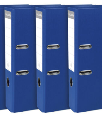 EXACOMPTA PP-ordner premium, A4, 80 mm, donkerblauw, 5 stuks