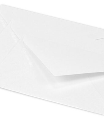 Pollen by Clairefontaine envelop Mini, 75 x 100 mm, parelmoer-wit, 120 g/m²