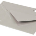 Pollen by Clairefontaine envelop Mini, 75 x 100 mm, zilver, 120 g/m²