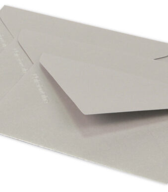 Pollen by Clairefontaine envelop Mini, 75 x 100 mm, zilver, 120 g/m²