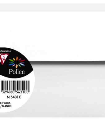 Pollen by Clairefontaine envelop 90x140 mm, wit, 120 g/m²
