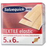 CEDERROTH Salvequick textielpleister, elastisch, 60 mm x 5 m