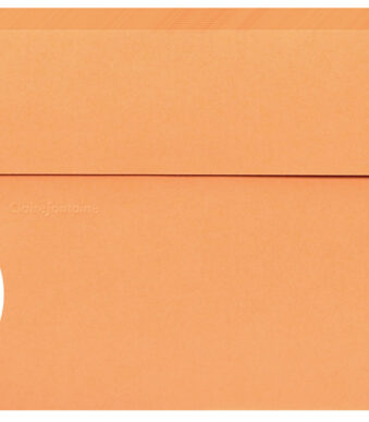 Pollen by Clairefontaine envelop 110 x 220 mm, clementine, 120 g/m²