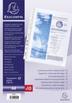 EXACOMPTA brochurehoes met vouwtas, DIN A4, PP