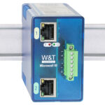 W&T Microwall IO, IP20, kunststof-behuizing, blauw