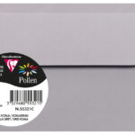 Pollen by Clairefontaine envelop 90x140 mm, koalagrijs, 120 g/m²