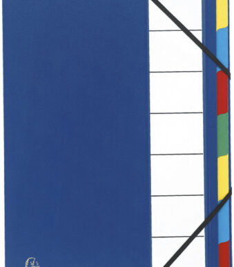 EXACOMPTA sorteermap Harmonica, PP, 7 vakken, zwart