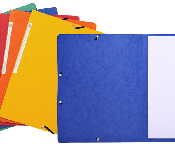 EXACOMPTA hoekspanmap, DIN A4, van karton, assorti