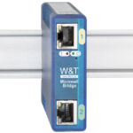 W&T Microwall Bridge, IP20, kunststof-behuizing, blauw