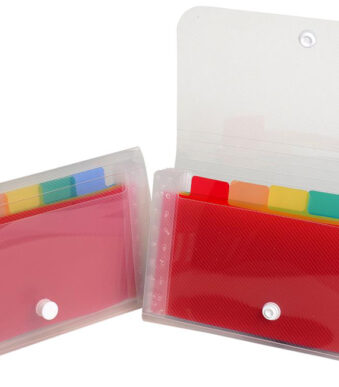 EXACOMPTA documentenmap Crystal, 6 vakken, transparant