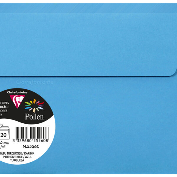 Pollen by Clairefontaine envelop 114 x 162 mm, cariben, 120 g/m²