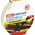 tesa Anti-slip tape, 25 mm x 5,0 m, fluorescerend