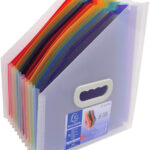 EXACOMPTA vakken-tijdschriftencassette Crystal, 12 vakken, gekleurd