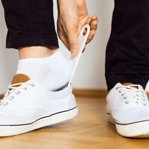 HYGOSTAR schoenlepel, van PET, wit, per stuk verpakt