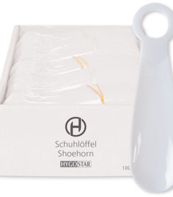 HYGOSTAR schoenlepel, van PET, wit, per stuk verpakt