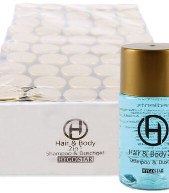HYGOSTAR 2-in-1 douchegel en shampoo, 25 ml fles