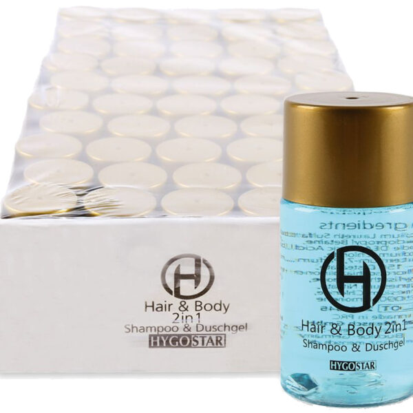 HYGOSTAR 2-in-1 douchegel en shampoo, 25 ml fles