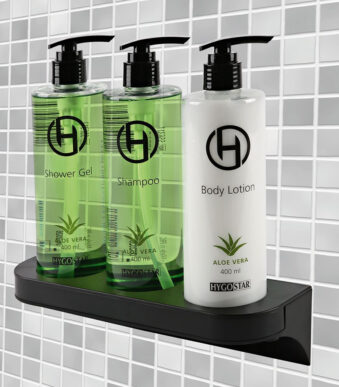 HYGOSTAR wandhouder voor HYGOSTAR pompdispenser, drievoudig