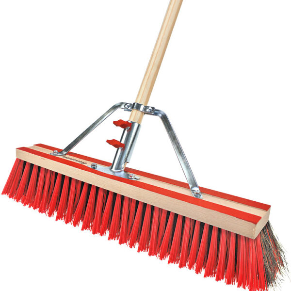 Peggy Perfect straatbezem met steel 'Bulldozer', 600 mm