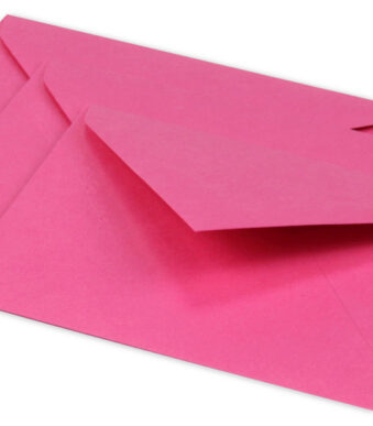 Pollen by Clairefontaine envelop Mini, 75 x 100 mm, fuchsia, 120 g/m²
