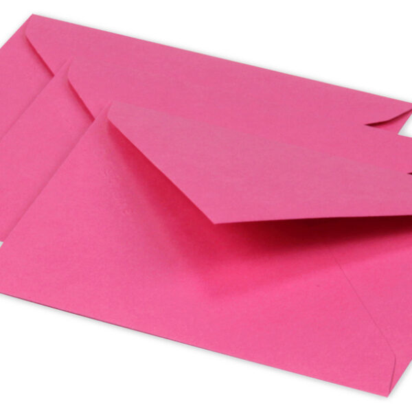 Pollen by Clairefontaine envelop Mini, 75 x 100 mm, fuchsia, 120 g/m²