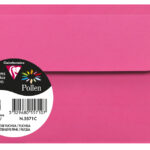 Pollen by Clairefontaine envelop 90x140 mm, fuchsia, 120 g/m²