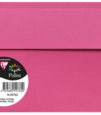 Pollen by Clairefontaine envelop 114 x 162 mm, fuchsia, 120 g/m²