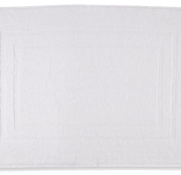 HYGOSTAR badmat, 500 x 700 mm, van katoen, wit