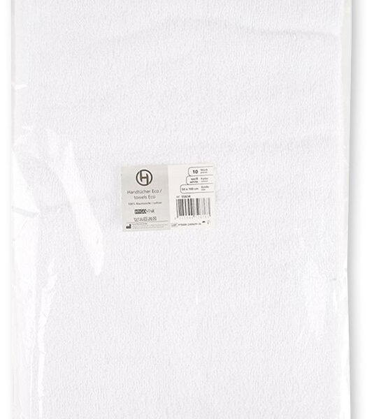 HYGOSTAR handdoek Eco, 500 x 1.000 mm, van katoen, wit